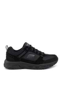 skechers - Skechers Trapery Oak Canyon 51893/BBK Czarny. Kolor: czarny. Materiał: materiał