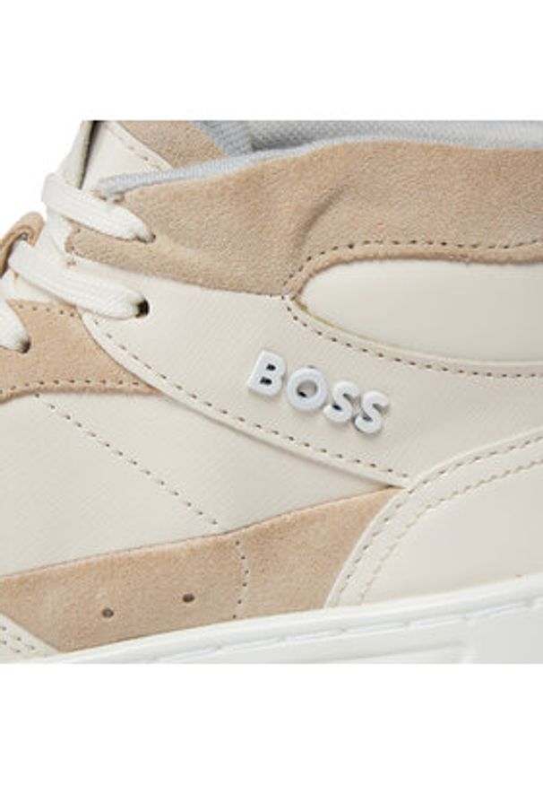 BOSS - Boss Sneakersy Baltimore Hito 50504560 Beżowy. Kolor: beżowy. Materiał: skóra