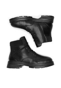 Rieker Trzewiki Z9802-00 Czarny. Kolor: czarny. Materiał: skóra #4