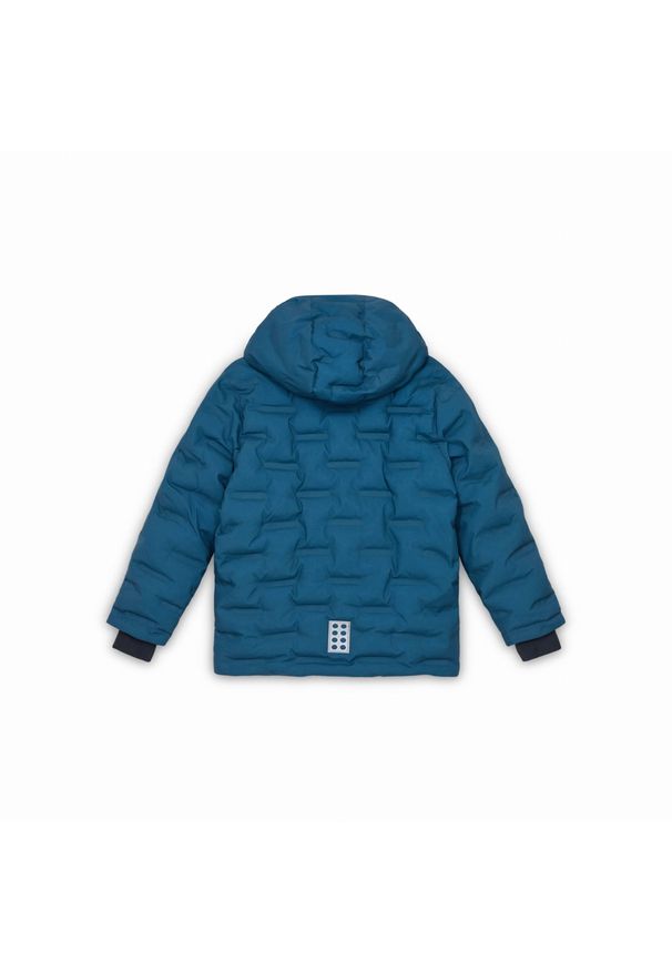 LEGO Wear - Kurtka zimowa dziecięca LEGO. Kolor: niebieski. Sezon: zima