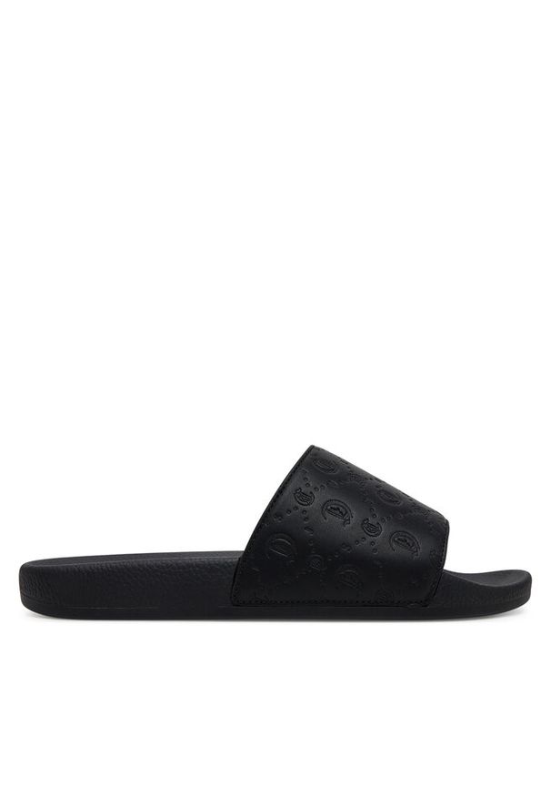 Klapki Just Cavalli. Kolor: czarny