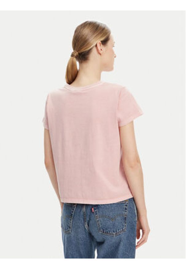 Levi's® T-Shirt Graphic A8804-0039 Różowy Boxy Fit. Kolor: różowy. Materiał: bawełna
