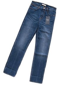 Wrangler - WRANGLER RETRO STRAIGHT RETRO BLUE W27VKW85Q. Stan: podwyższony. Styl: retro