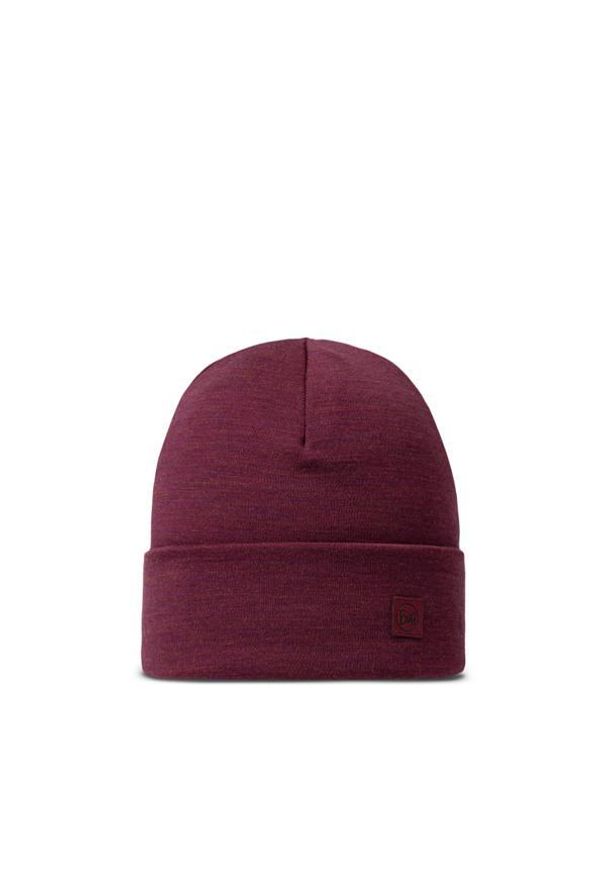 Buff - Czapka zimowa z wełny merino heavyweight. Kolor: czerwony, szary, wielokolorowy. Materiał: wełna. Sezon: zima. Styl: sportowy
