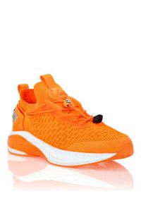 Plein Sport Sneakersy SAES USC0751 STE003N Pomarańczowy. Kolor: pomarańczowy. Materiał: materiał #3
