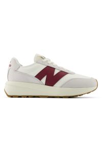 Buty unisex New Balance U370CB – beżowe. Kolor: beżowy. Materiał: skóra, zamsz. Szerokość cholewki: normalna. Sezon: lato