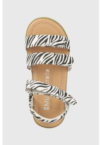 EMU Australia - Emu Australia sandały dziecięce kolor czarny. Zapięcie: rzepy. Kolor: czarny. Materiał: materiał, skóra, guma #4