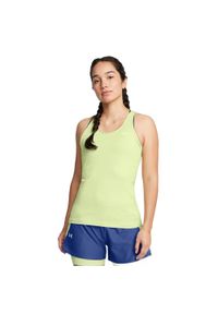 Tank top treningowy damski Under Armour HeatGear Armour Racer. Kolor: zielony