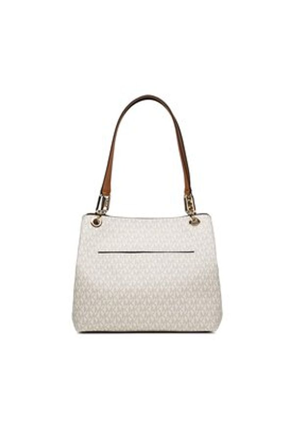 MICHAEL Michael Kors Torebka Kensington 30F3G8KT7B Écru. Materiał: skórzane