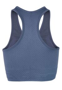 BESHAPED - Stanik Sportowy BeShaped Femme Force Bezszwowy. Kolor: niebieski. Materiał: nylon