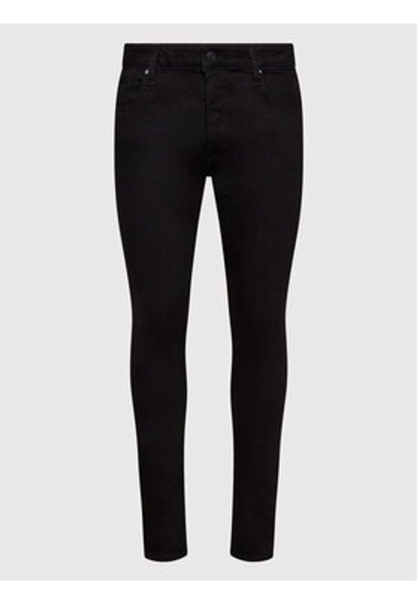 Guess Jeansy Chris M2YA27 D4Q51 Czarny Super Skinny Fit. Kolor: czarny