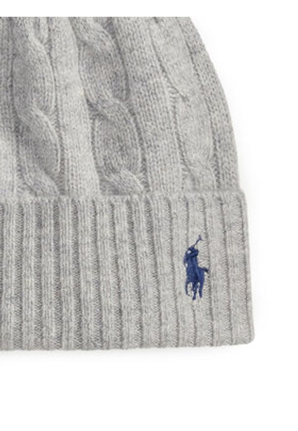 Polo Ralph Lauren Czapka 455981442002 Szary. Kolor: szary. Materiał: wełna