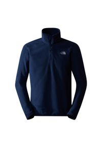 The North Face Polar Resolve Fleece 1/4 Zip Nf0A4M9T4Gv. Kolor: niebieski. Materiał: polar