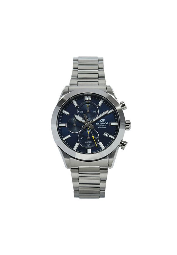 Casio Zegarek Edifice Sapphire Chronograph EFB-710D-2AVUEF Srebrny. Kolor: srebrny