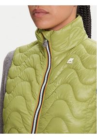 K-Way Bezrękawnik Viole K3122IW Zielony Slim Fit. Kolor: zielony. Materiał: syntetyk. Długość rękawa: bez rękawów #3