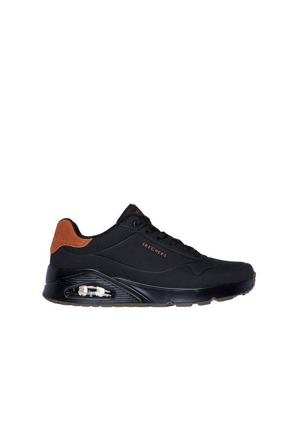 skechers - Buty na co dzień męskie SKECHERS UNO. Okazja: na co dzień. Kolor: czarny