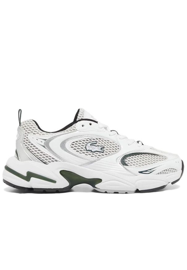 Buty Lacoste Storm 96 2K 749SFA0025-1R5 - białe. Zapięcie: sznurówki. Kolor: biały. Materiał: skóra, syntetyk. Szerokość cholewki: normalna