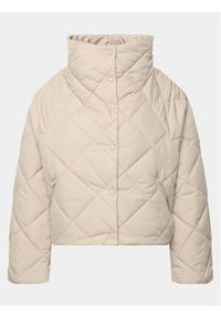 Kurtka puchowa Sisley. Kolor: beżowy. Materiał: puch #1