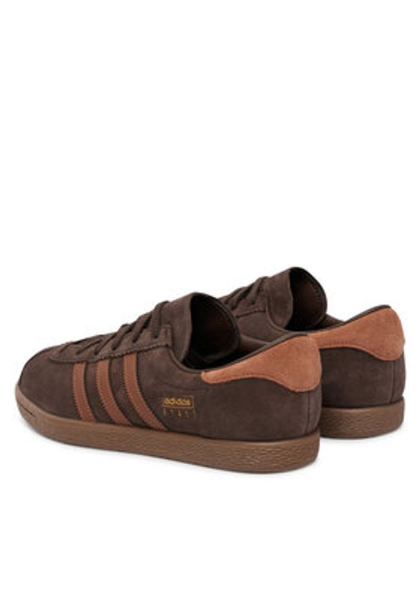 Adidas - adidas Sneakersy Stadt KI1412 Brązowy. Kolor: brązowy. Materiał: zamsz, skóra