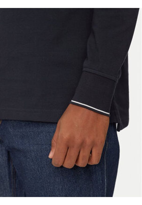TOMMY HILFIGER - Tommy Hilfiger Sweter MW0MW33168 Granatowy Regular Fit. Kolor: niebieski. Materiał: bawełna
