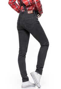 Lee - DAMSKIE OGRODNICZKI LEE BIB SKINNY BLACK WASH L39EWLSF #4