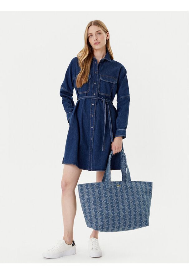 Lacoste Torebka NU4994PB Niebieski. Kolor: niebieski