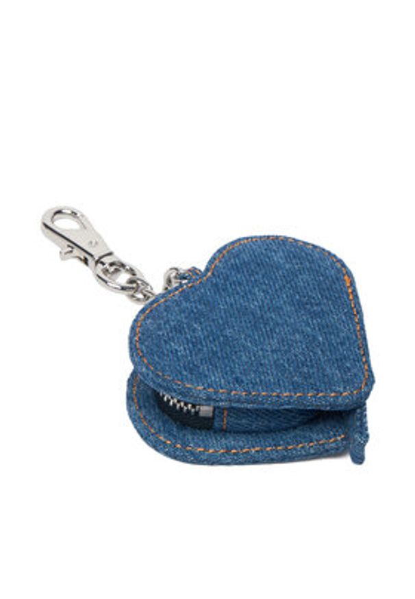 Tommy Jeans Bilonówka Tjw Cool Denim Heart Coin Purse AW0AW18595 Niebieski. Kolor: niebieski. Materiał: materiał