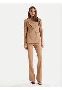 Marciano Guess Spodnie materiałowe 6RGB12 9373Z Beżowy Regular Fit. Kolor: beżowy. Materiał: syntetyk #5