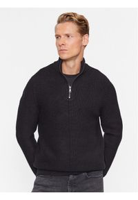 Guess Sweter M3BR41 Z2ZK2 Czarny Regular Fit. Kolor: czarny. Materiał: wiskoza