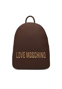 Love Moschino - Plecak LOVE MOSCHINO. Kolor: brązowy