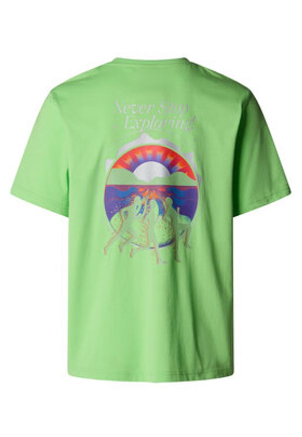 The North Face T-Shirt Unisex SS Never Stop NF0A8C3A Zielony Relaxed Fit. Kolor: zielony. Materiał: bawełna