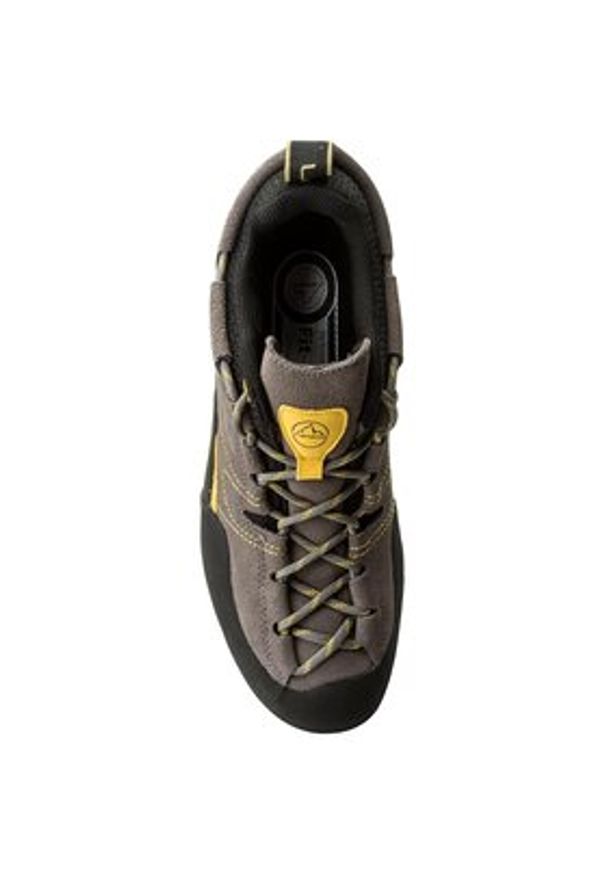 LA SPORTIVA - La Sportiva Trekkingi Boulder X 838GY Szary. Kolor: szary. Materiał: skóra, zamsz. Sport: turystyka piesza