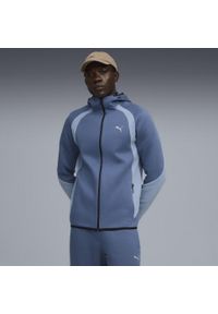 Puma - Męska bluza Evostripe z kapturem PUMA. Typ kołnierza: kaptur. Kolor: niebieski. Sport: bieganie #2