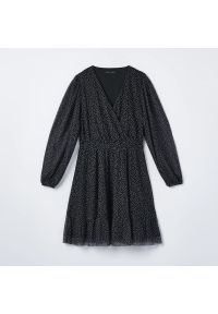Mohito - Sukienka w kropki - Czarny. Kolor: czarny. Wzór: kropki #1