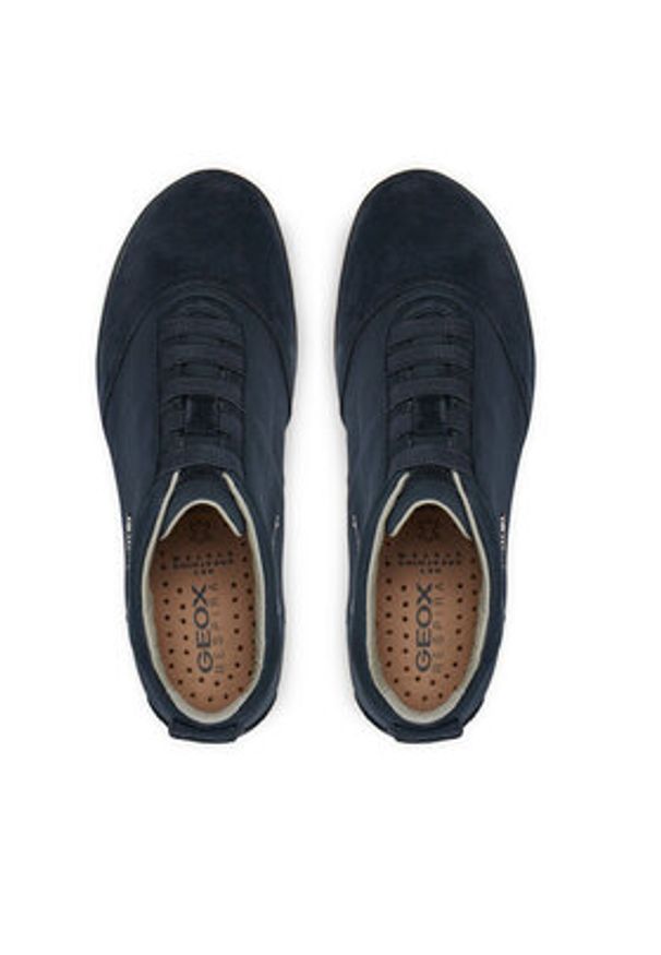 Geox Półbuty U Nebula B U52D7B 0ZB22 C4002 Granatowy. Kolor: niebieski. Materiał: materiał