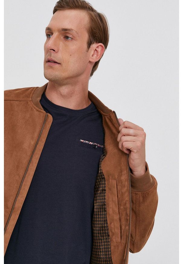 medicine - Medicine - Kurtka bomber Basic. Okazja: na co dzień. Kolor: brązowy. Styl: casual