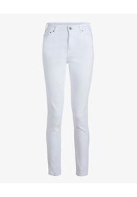 SER.O.YA NEW YORK - Białe jeansy z wysokim stanem Maya. Stan: podwyższony. Kolor: biały. Długość: długie. Styl: klasyczny