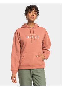 Roxy Bluza Surfstokhoodbru Otlr ERJFT04740 Pomarańczowy Regular Fit. Kolor: pomarańczowy. Materiał: bawełna