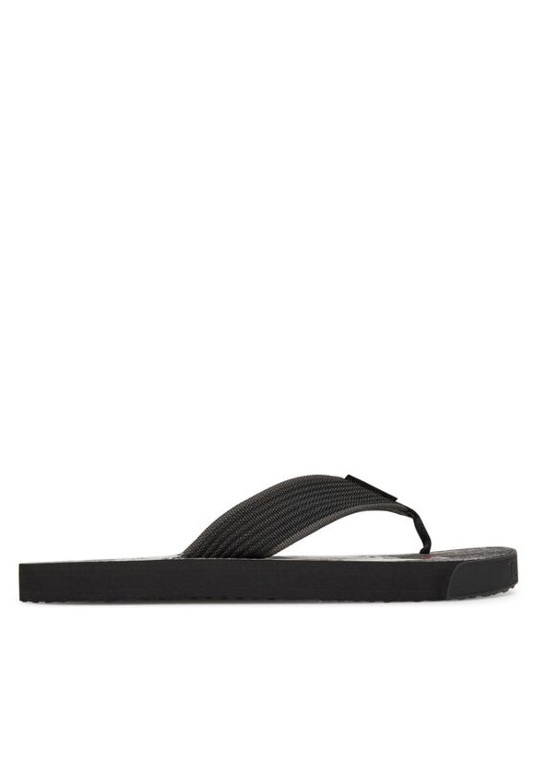 Tommy Jeans Japonki Tjm Elevated Beach Sandal EM0EM01561 Czarny. Kolor: czarny. Materiał: materiał