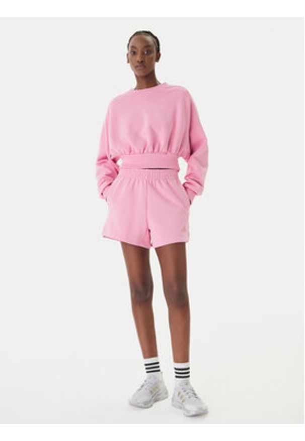 Adidas - adidas Szorty sportowe Soft Lux KA6997 Różowy Loose Fit. Kolor: różowy. Materiał: syntetyk