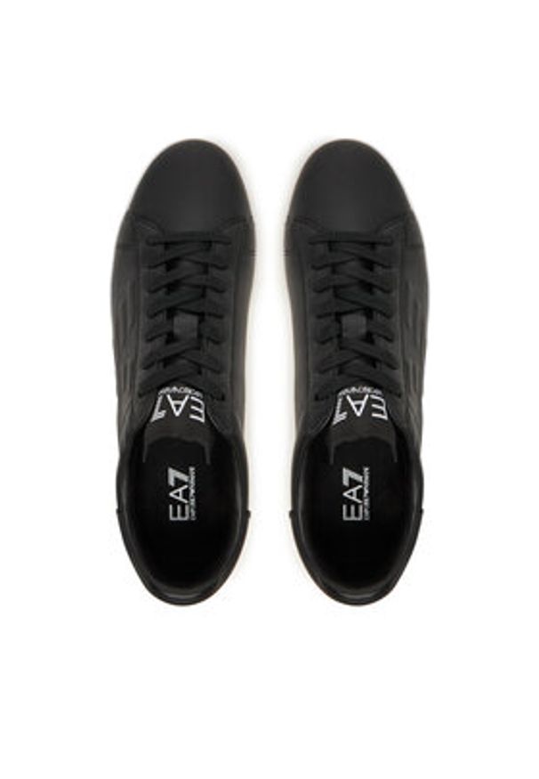 EA7 Emporio Armani Sneakersy 7X000331 AF10848 UC001 Czarny. Kolor: czarny. Materiał: skóra