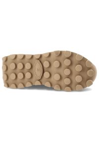 Sneakersy damskie Filippo, cholewka skóra naturalna zamszowa sznurowanie klasyczny niski fason kontrastowe wstawki przy pięcie masywna podeszwa, różo. Okazja: na co dzień. Zapięcie: sznurówki. Kolor: różowy. Materiał: zamsz, skóra. Szerokość cholewki: normalna #3