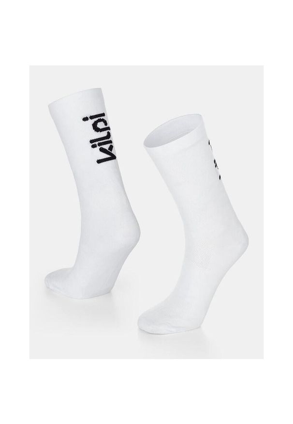 Skarpety rowerowe unisex Kilpi CYCLER-U. Kolor: biały