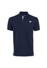 TECNIFIBRE - Koszulka Polo tenisowa męska granatowa Tecnifibre Polo Pique. Typ kołnierza: polo. Kolor: niebieski. Sport: tenis #1