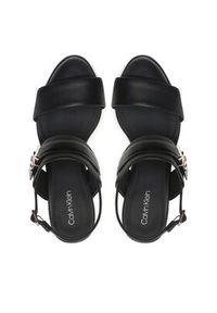 Calvin Klein Sandały Block Hl Sandal 85Hh W/Hw HW0HW01486 Czarny. Kolor: czarny. Materiał: skóra #5