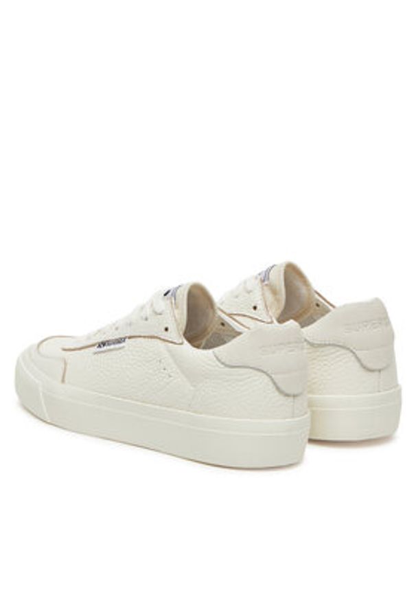 Superga Tenisówki 3842 Court S2161NW Biały. Kolor: biały. Materiał: skóra