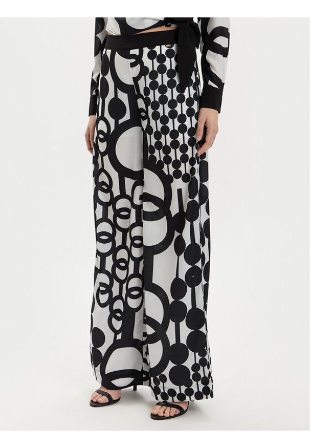 Gaudi Spodnie materiałowe 411FD25010 Czarny Relaxed Fit. Kolor: czarny. Materiał: syntetyk