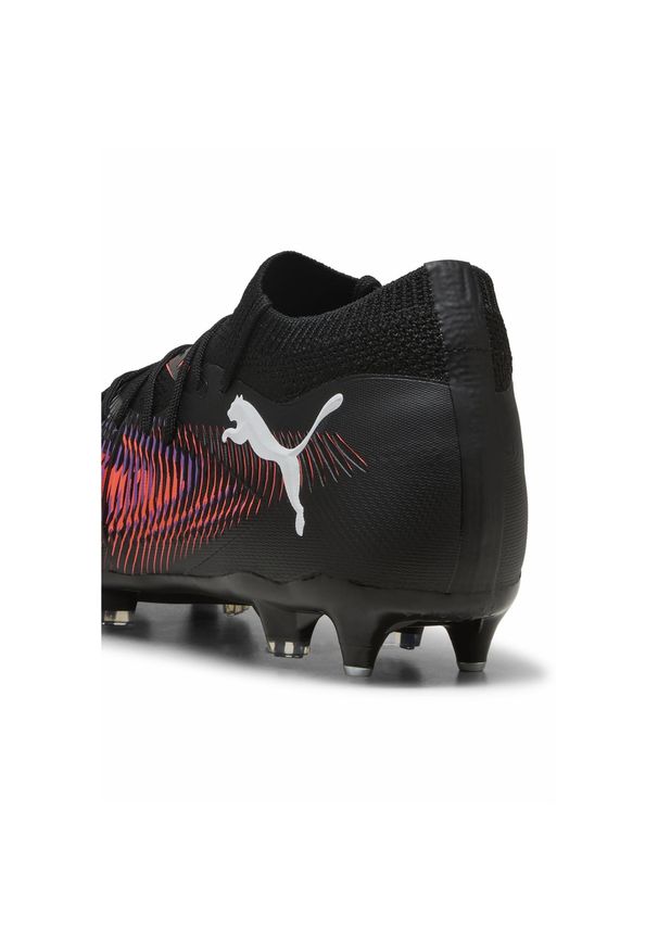 Puma - Buty piłkarskie FUTURE 8 MATCH MxSG PUMA Black White Glowing Red. Kolor: biały, czerwony, wielokolorowy, czarny. Sport: piłka nożna
