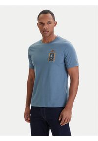 Aeronautica Militare T-Shirt 261TS2534UJ00641 Niebieski Regular Fit. Kolor: niebieski. Materiał: bawełna #1