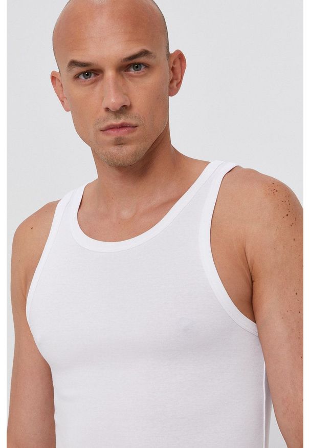 Polo Ralph Lauren - T-shirt. Okazja: na co dzień. Typ kołnierza: polo. Kolor: biały. Materiał: dzianina. Styl: casual